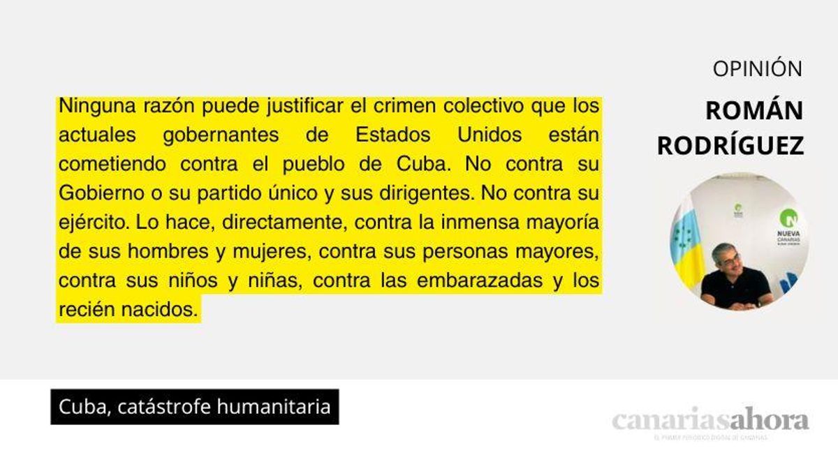 Cuba, catástrofe humanitaria