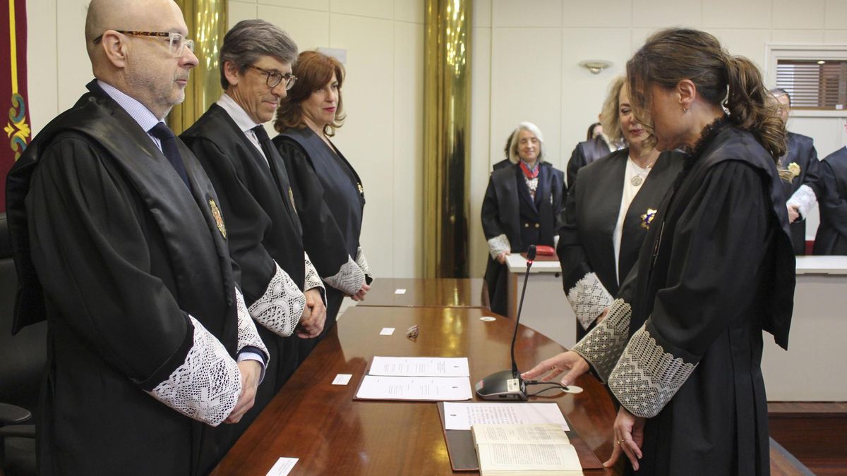 La nueva presidenta de Sala, Elena Pérez, lamenta que los tribunales de lo Social vivan "un escenario de colapso"