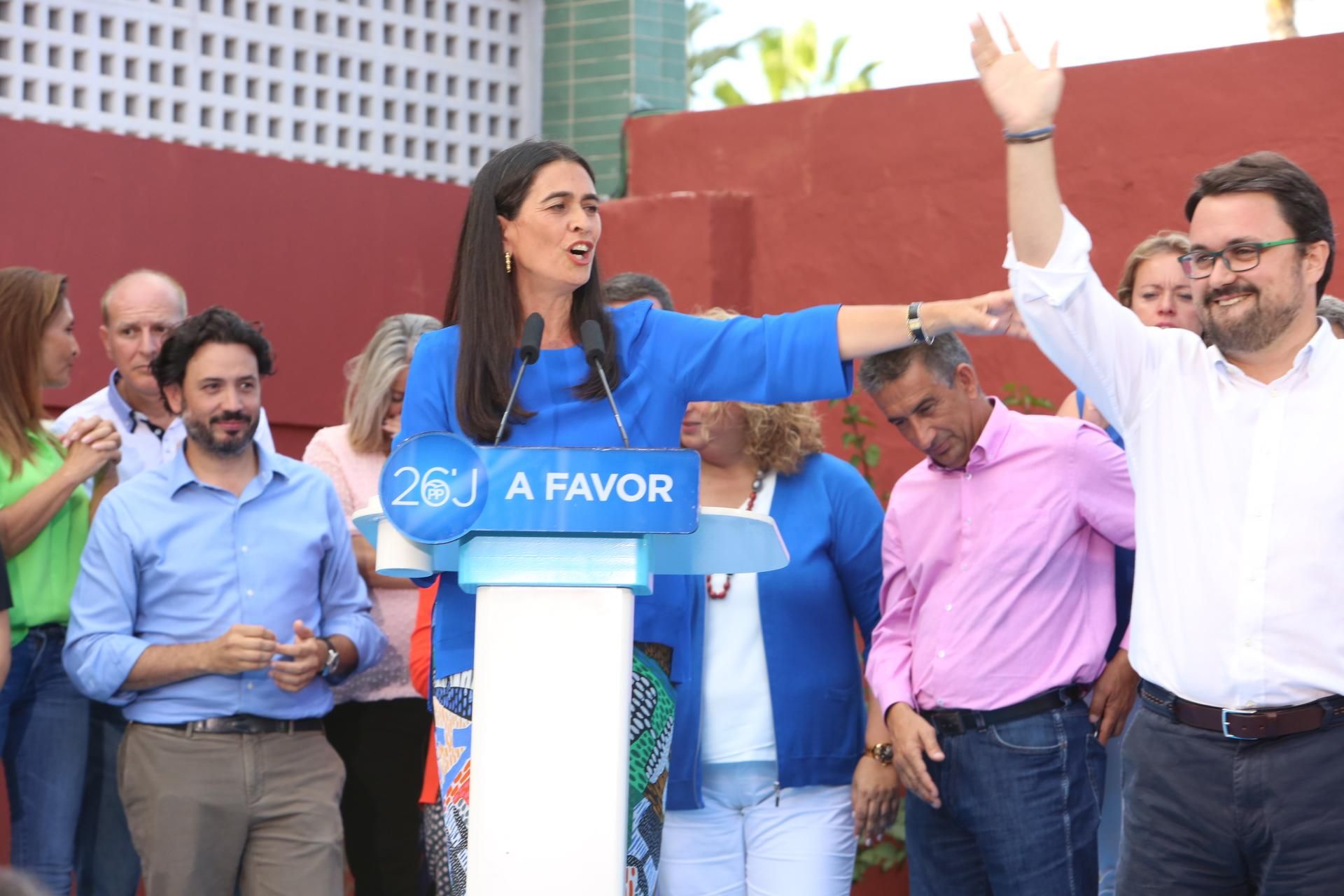 La candidata del PP al Congreso de los diputados por Las Palmas, María del Carmen Hernández Bento.(ALEJANDRO RAMOS)