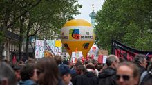 Manifestación contra la reforma laboral en Francia.