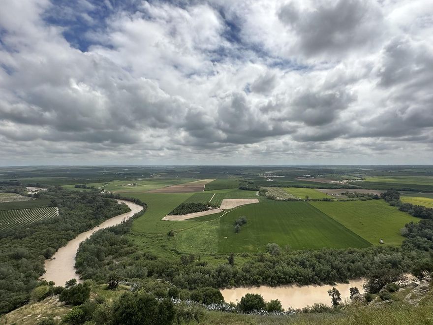 Meandros del Guadalquivir a la altura de Almodóvar del Río.