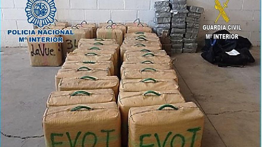 Siete detenidos en Córdoba en una macrooperación contra el narcotráfico que ha descubierto unas 22 toneladas de hachís