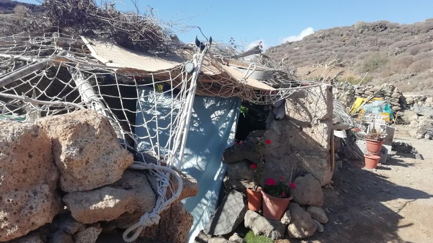Una infravivienda del sur de Tenerife
