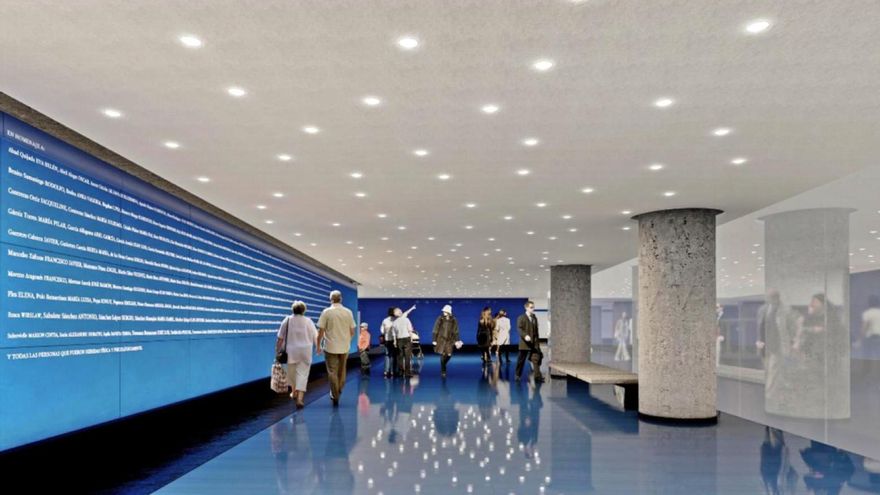 El nuevo homenaje a las víctimas 11M en Atocha: azul cobalto, frases del antiguo monumento y un cielo con 193 estrellas