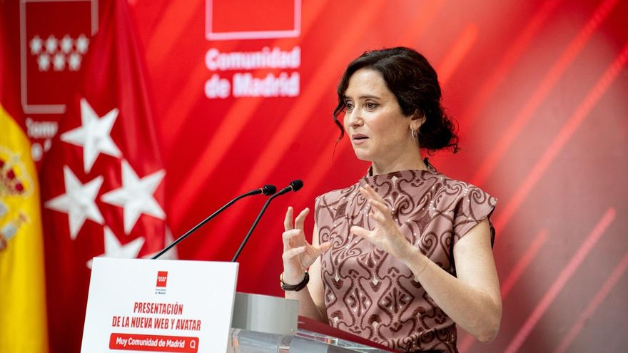 EuropaPress 7479573 presidenta comunidad madrid isabel diaz ayuso presenta avatar sol 28 abril. Gabriel Luengas / Europa Press