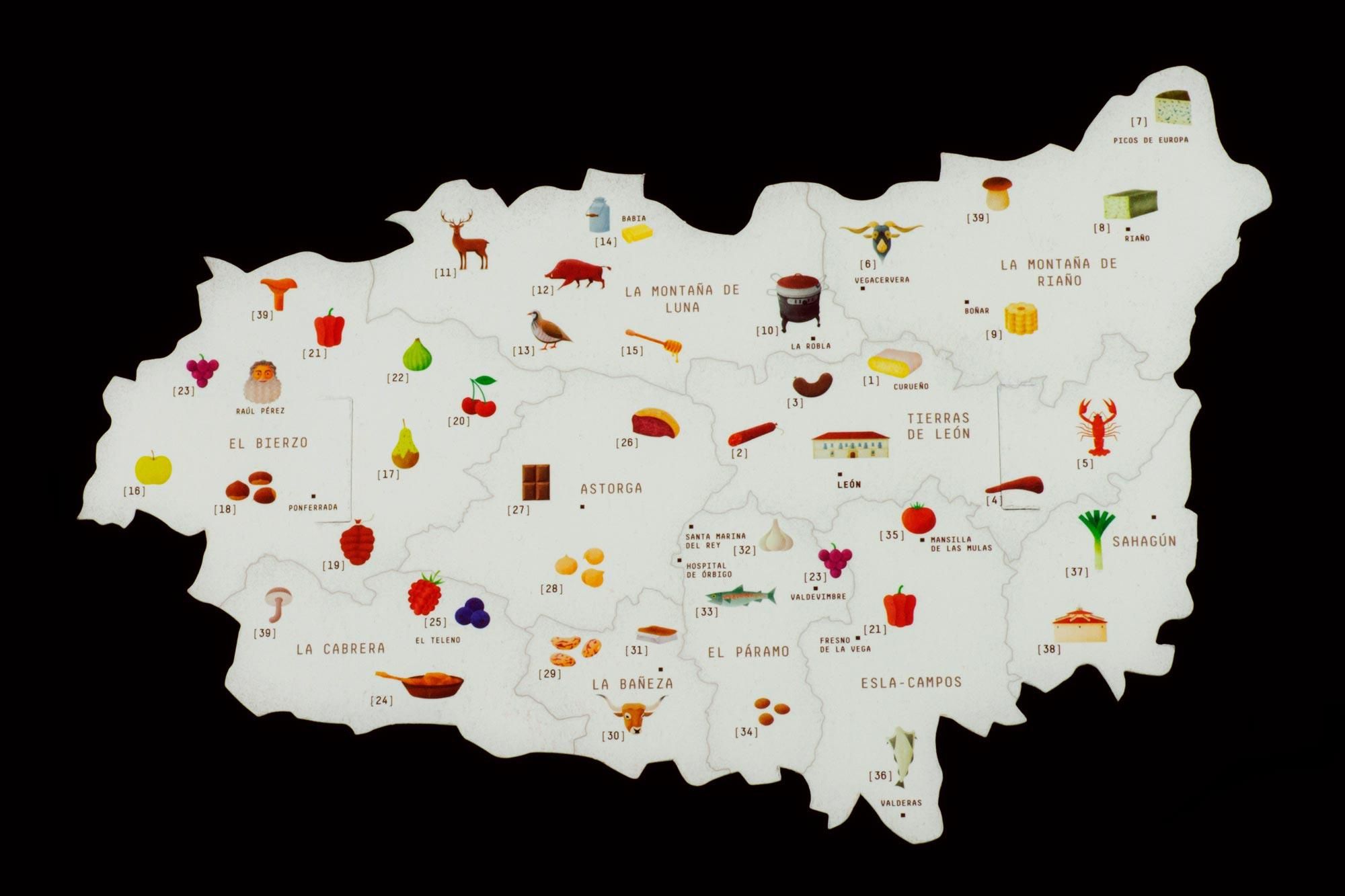 Interior del menú degustación Cocinar León de Cocinandos.