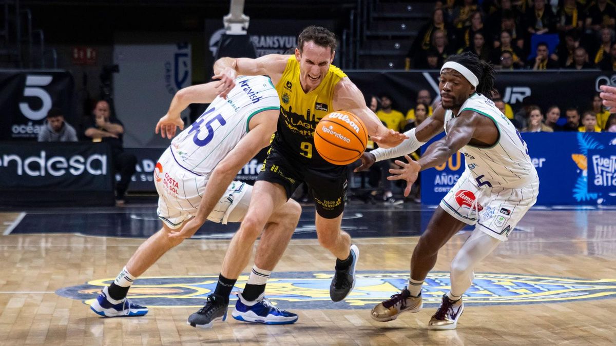 La Laguna Tenerife cae ante el Unicaja Málaga