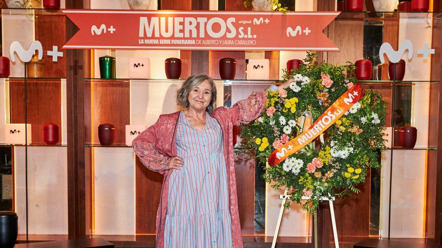 Ascen López, en la presentación de 'Muertos SL'