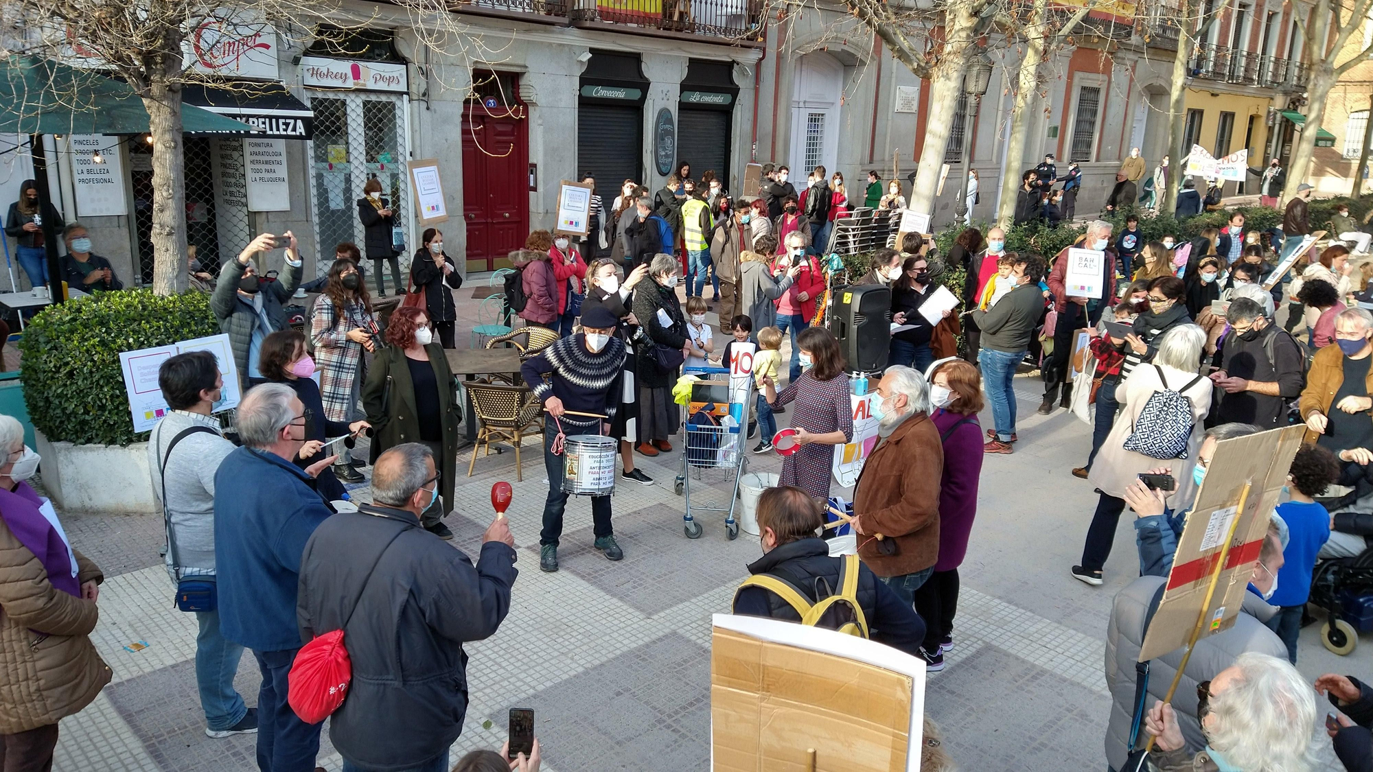 Concentración Casa Cultura - batucada