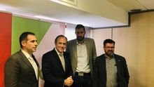 Antelo, junto a Liarte, Gestoso y Joaquín Robles