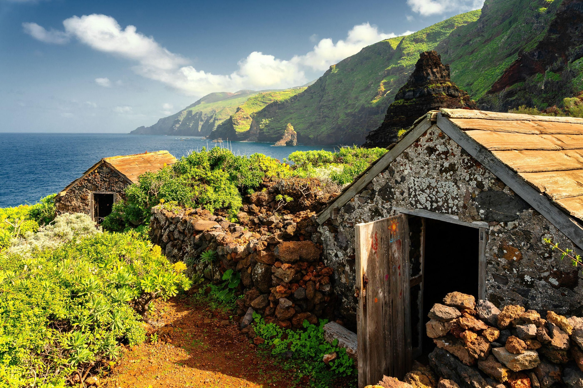 Pajeros de Franceses, en Garafía. Foto: DOMINIC DHÄNCKE