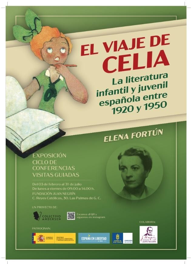 Cartel de la exposición en la Fundación Juan Negrín.