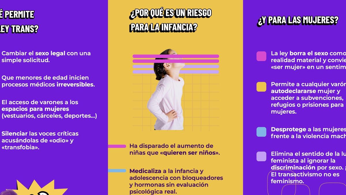 Carteles y trípticos con contenido tránsfobo circulan por los hospitales públicos de Canarias