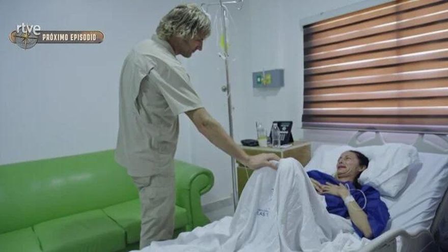 Julian Iantzi visitando a Perla, en el avance de la segunda gala