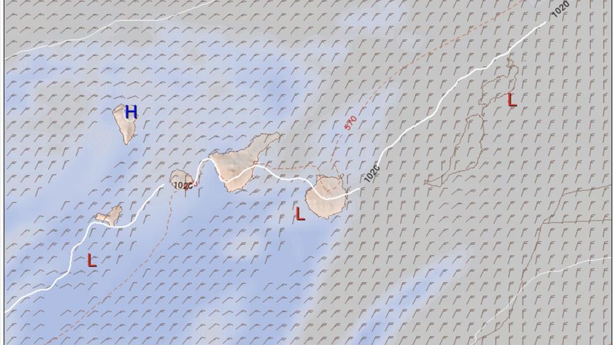 Viento fuerte y temperaturas subiendo, la previsión del tiempo para esta semana en Canarias