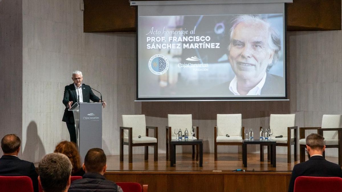 Homenajea  en La Palma a Francisco Sánchez Martínez, el hombre que impulsó el mayor telescopio óptico del mundo: el GTC