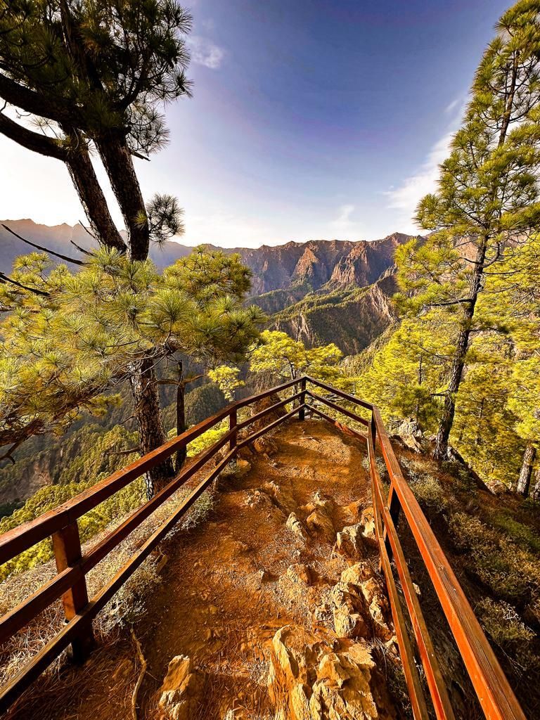 Imagen del Parque Nacional de la Caldera de Taburiente.