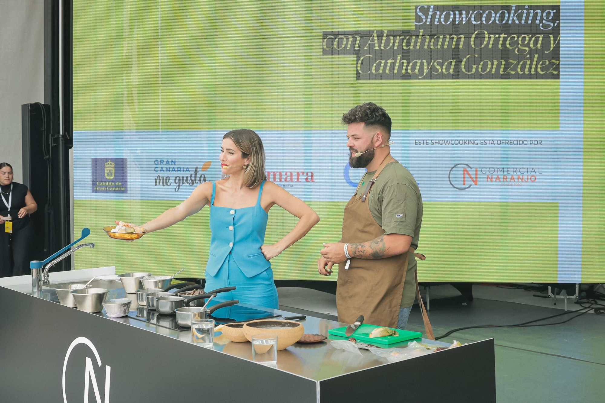 Conversación en la cocina con Abraham Ortega y Cathaysa González