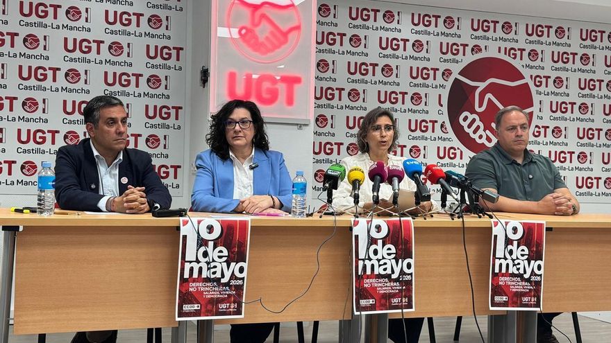 Los "derechos" frente a las "trincheras": así serán las movilizaciones del Primero de Mayo en Castilla-La Mancha