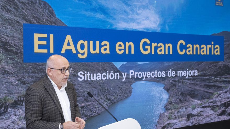 El presidente del Cabildo de Gran Canaria: "Tenemos alternativas para suministrar el agua en Guía y no ceder al chantaje"