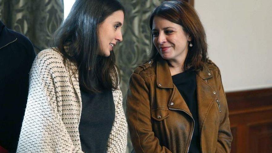 El Ministerio de Irene Montero emite un informe "desfavorable" a la ley de igualdad de trato impulsada por el PSOE