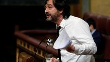 El diputado Rafael Mayoral defendió en febrero el texto alternativo de Unidos Podemos a la 'ley hipotecaria'.