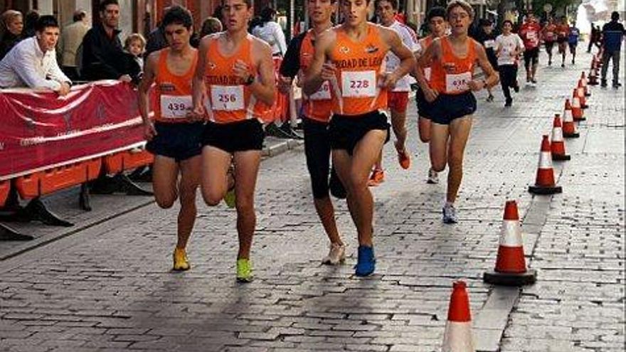 Un momento de la XI Milla Urbana Ciudad de León.