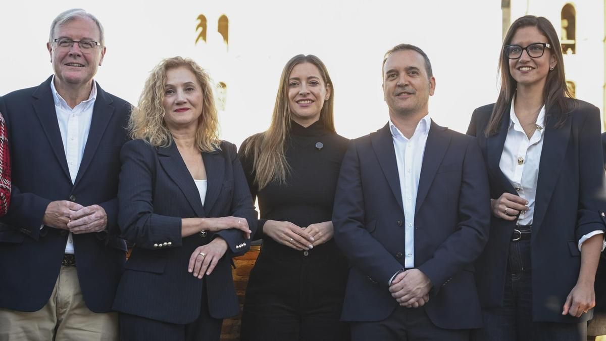Parte de la candidatura del PP en las elecciones generales del 29 de noviembre