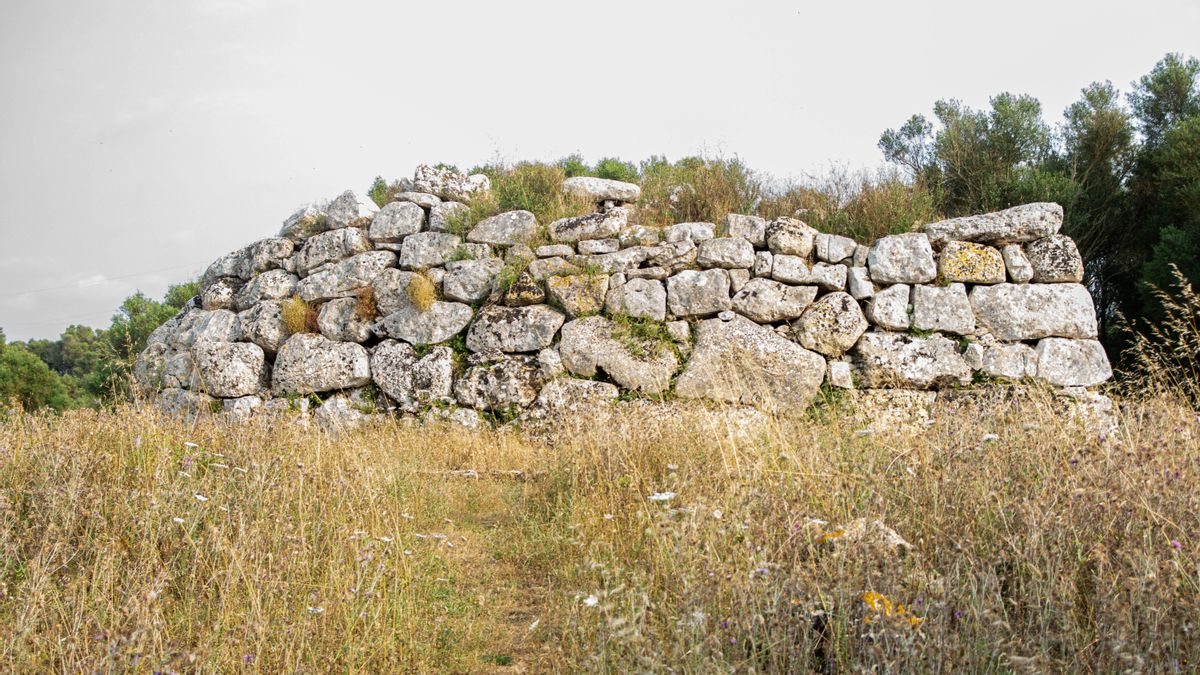 Exterior d'un dels jaciments més importants de Rafal Rubí a pocs metres de la carretera.