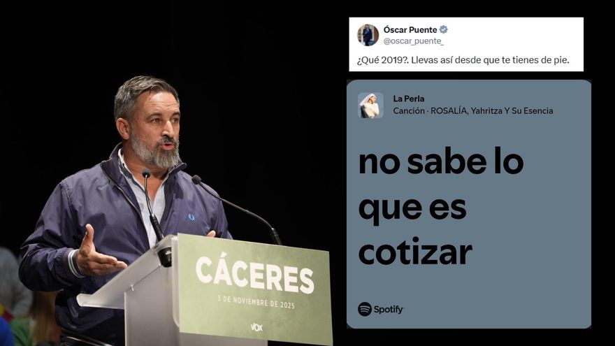Puente utiliza una canción de Rosalía para cargar contra Abascal: "No sabe lo que es cotizar"
