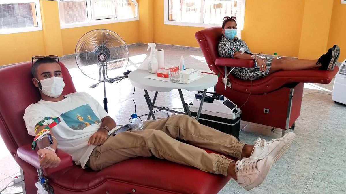 Imagen de una donación de sangre.