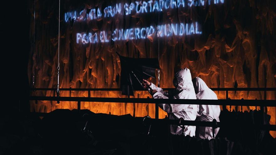 Uno de los momentos de la obra 'N.E.V.E.R.M.O.R.E.'