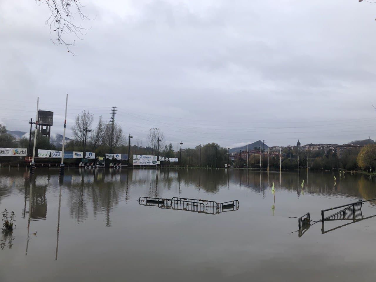 El campo de rugby de Landare, en Hernani
