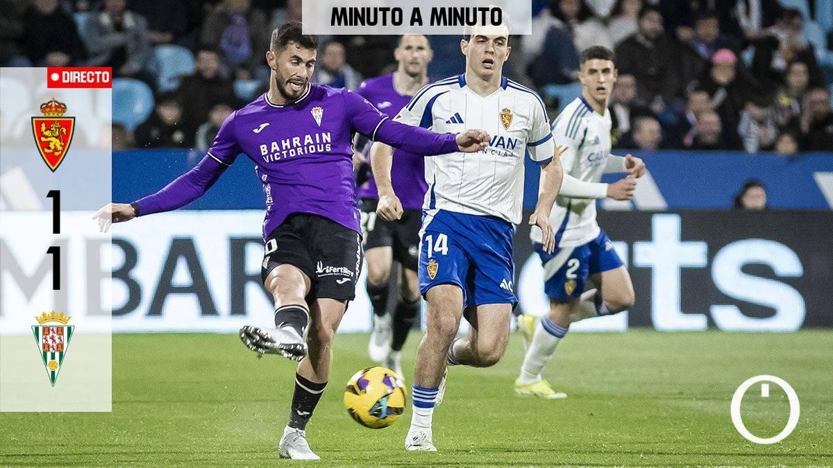 Empata el partido el Real Zaragoza.