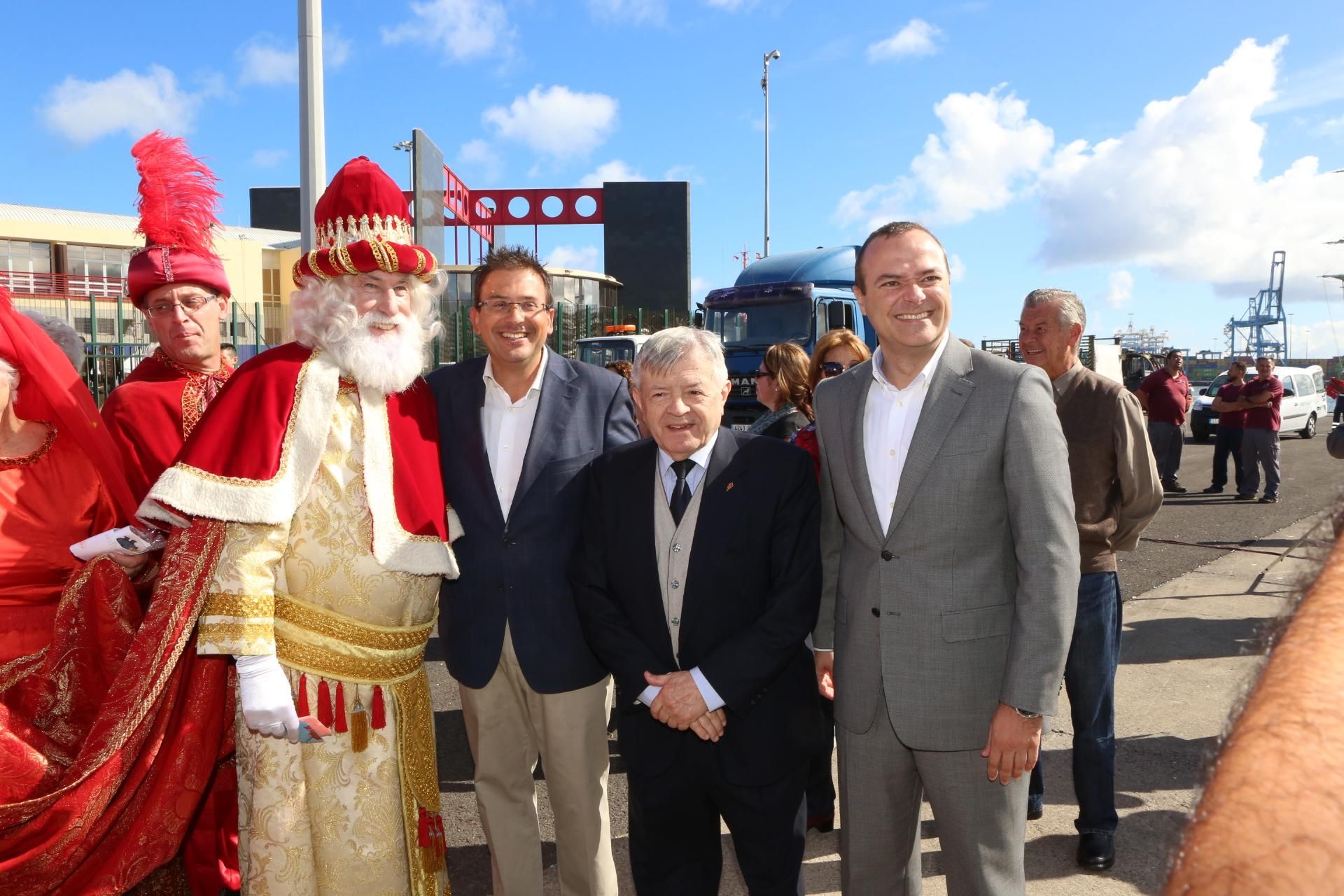 Los Reyes Magos llegan a la capital grancanaria. (Alejandro Ramos).