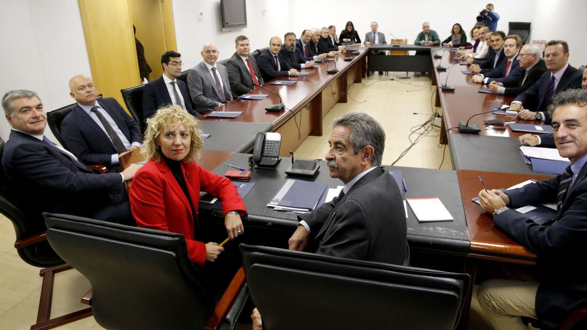 Presentación del proyecto minero de Emerita Resources en el Gobierno de Cantabria. | LARA REVILLA