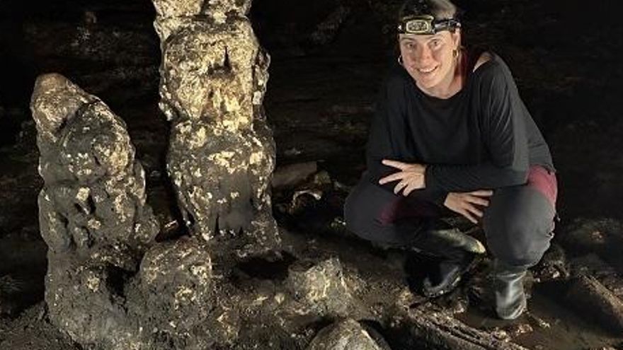 El caso de Cova Dones recuerda a la cueva de Bruniquel, donde neandertales crearon estructuras similares