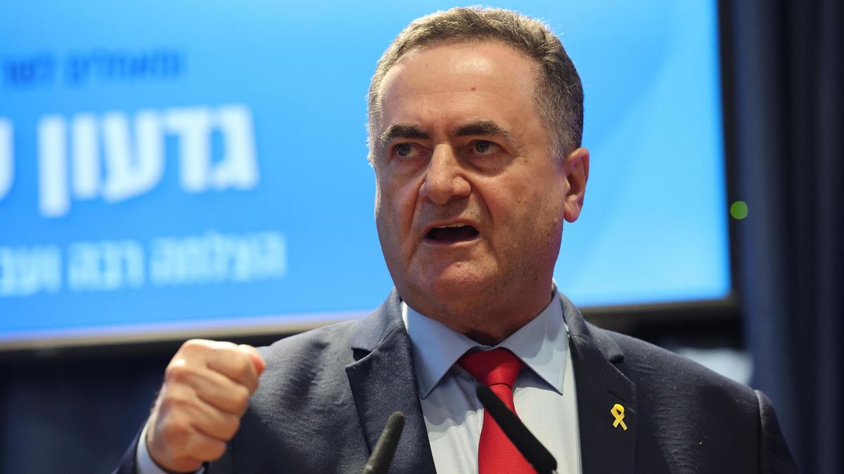 El ministro de Defensa israelí, Israel Katz, cuando asumió el cargo el 10 de noviembre de 2024.