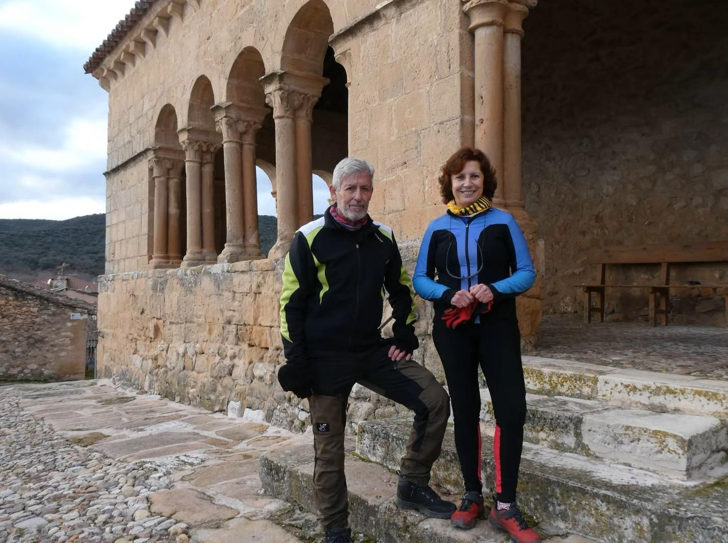 El historiador Carlos Rubio y la periodista Carolina Muñoz