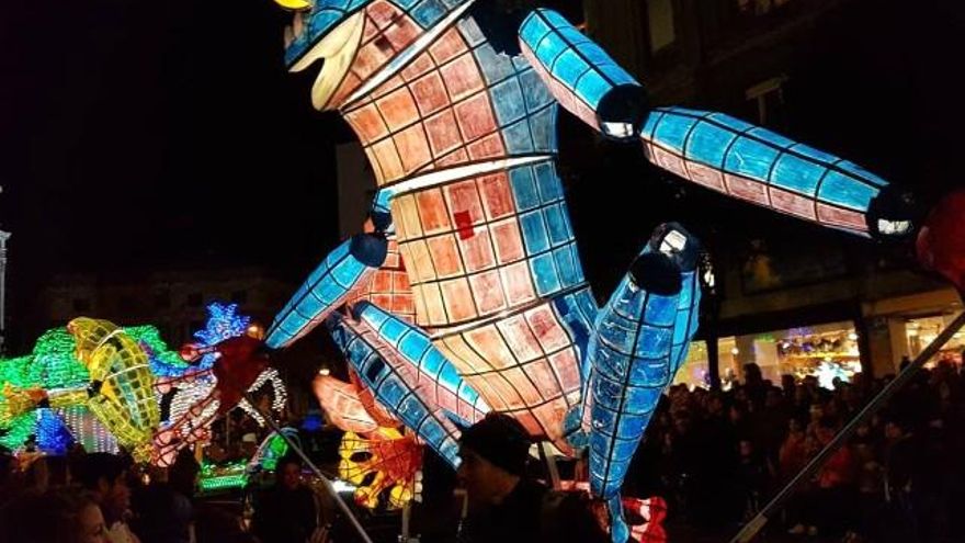 Cabalgata de Reyes de León.