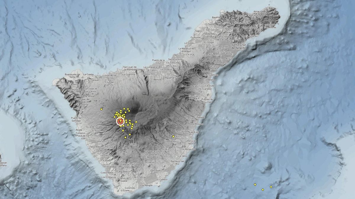 El Teide suma más de 60 terremotos en las primeras horas de este viernes