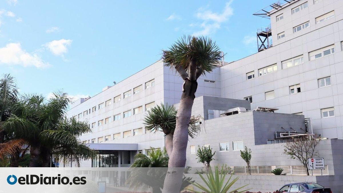 Herida una mujer por el desprendimiento de un andamio en Santa Cruz de Tenerife