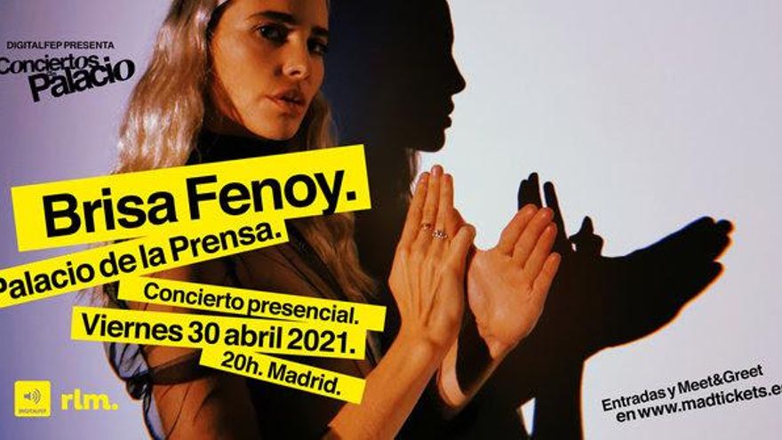 Brisa Fenoy en el Palacio de la Prensa