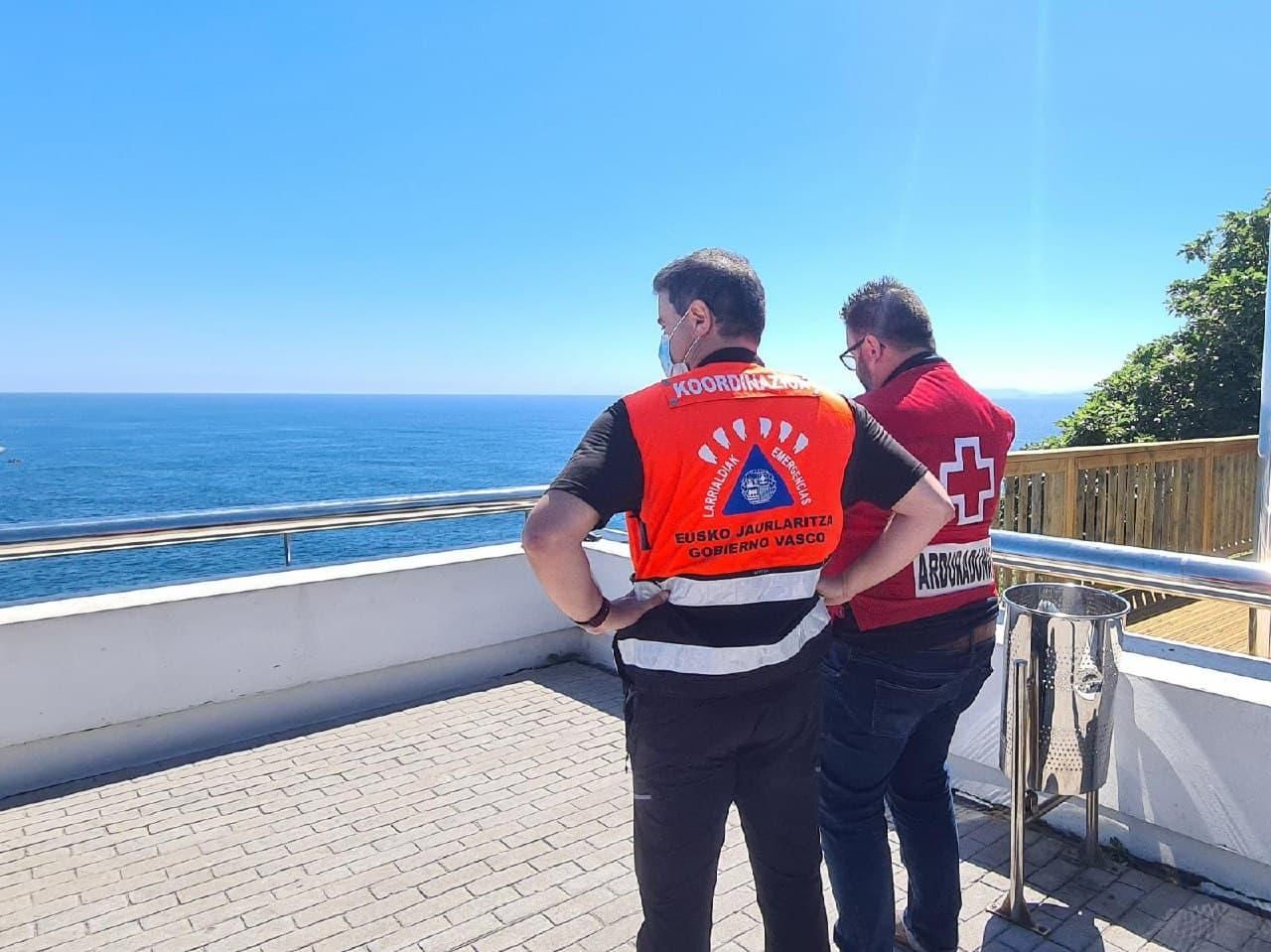 72 horas de búsqueda de un buceador desaparecido en Lekeitio, en imágenes