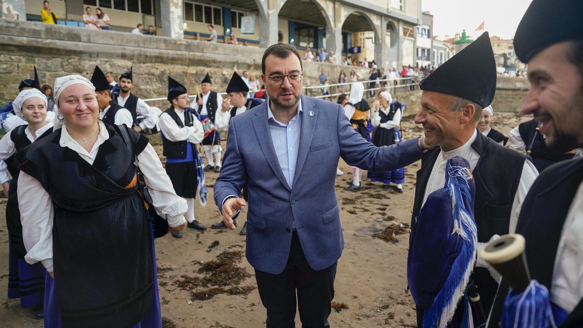 El presidente del Principado de Asturias, Adrián Barbón
