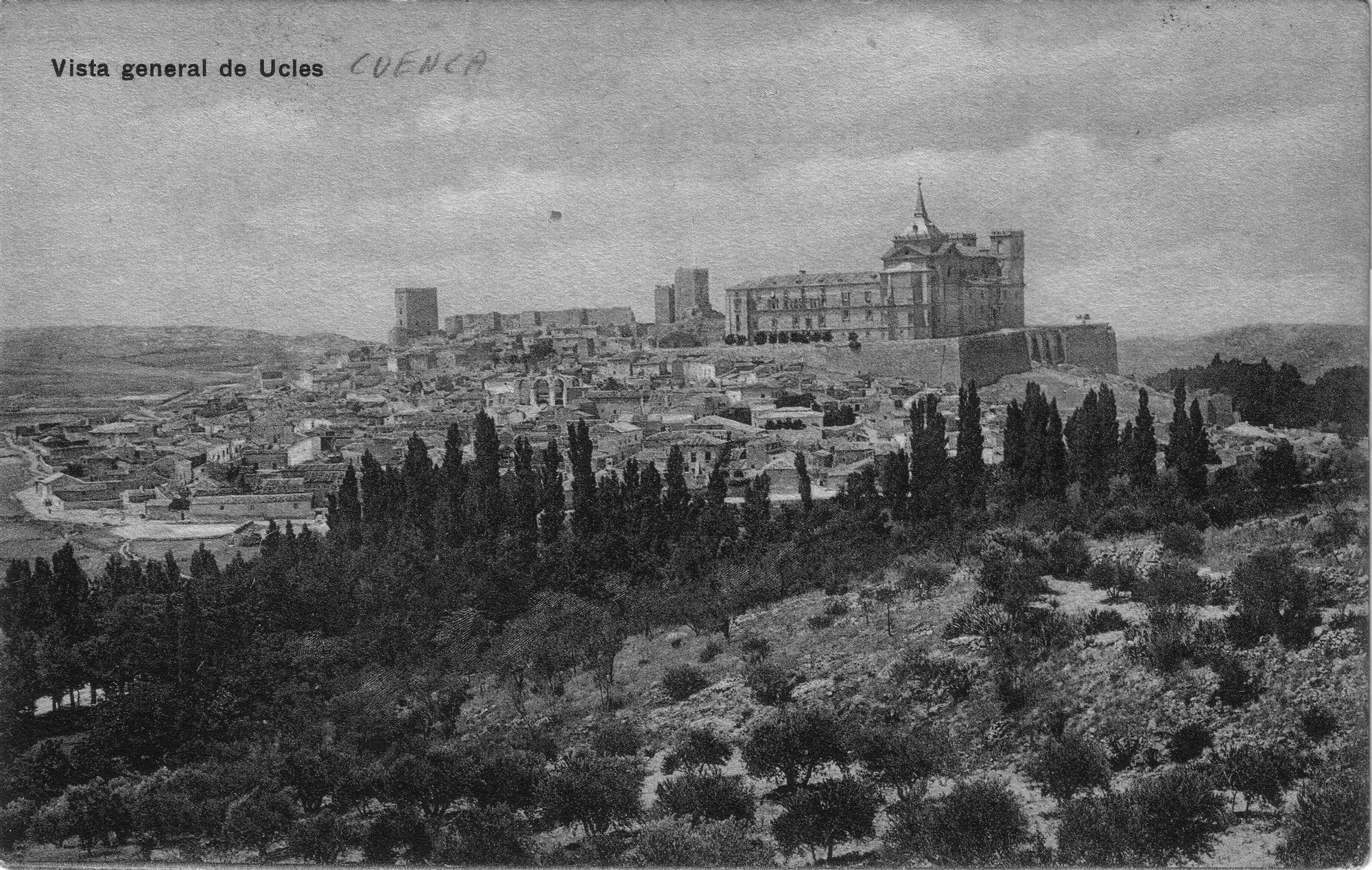 Uclés (Cuenca). 1910. Fondo Los Legados de la Tierra. Archivo de la Imagen de Castilla-La Mancha.