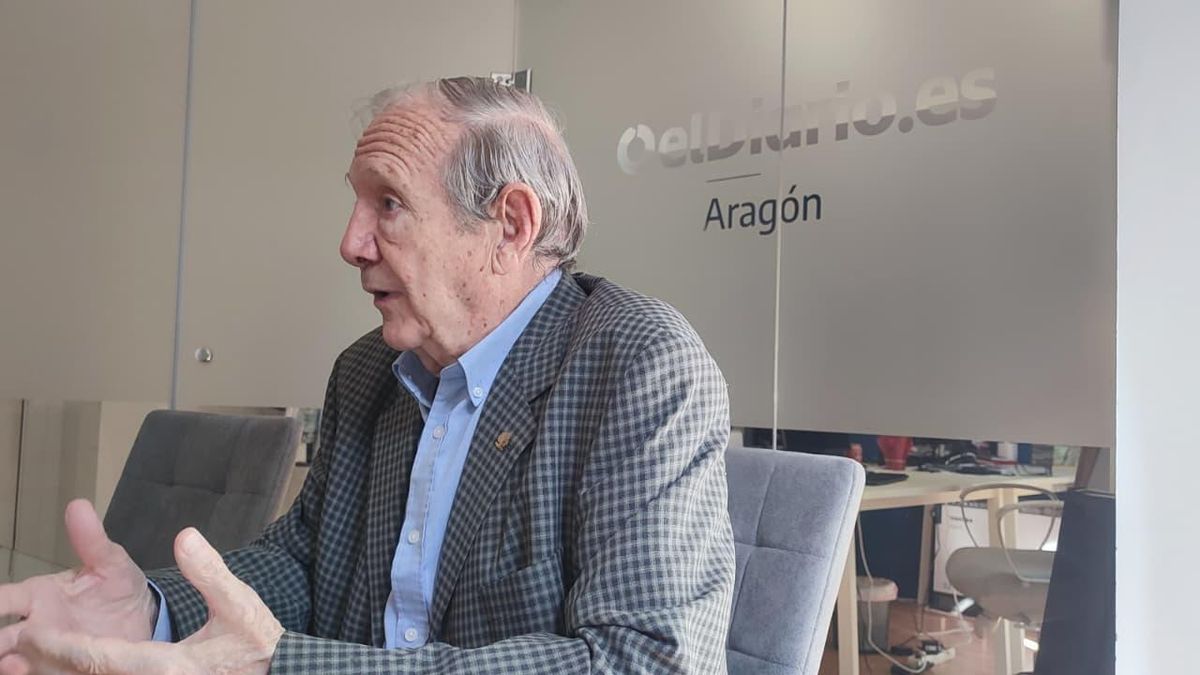 Santiago Marraco durante la entrevista