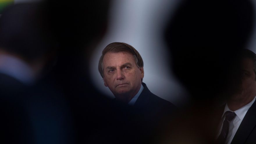 En la imagen el presidente de Brasil, Jair Bolsonaro. EFE/Joédson Alves/Archivo