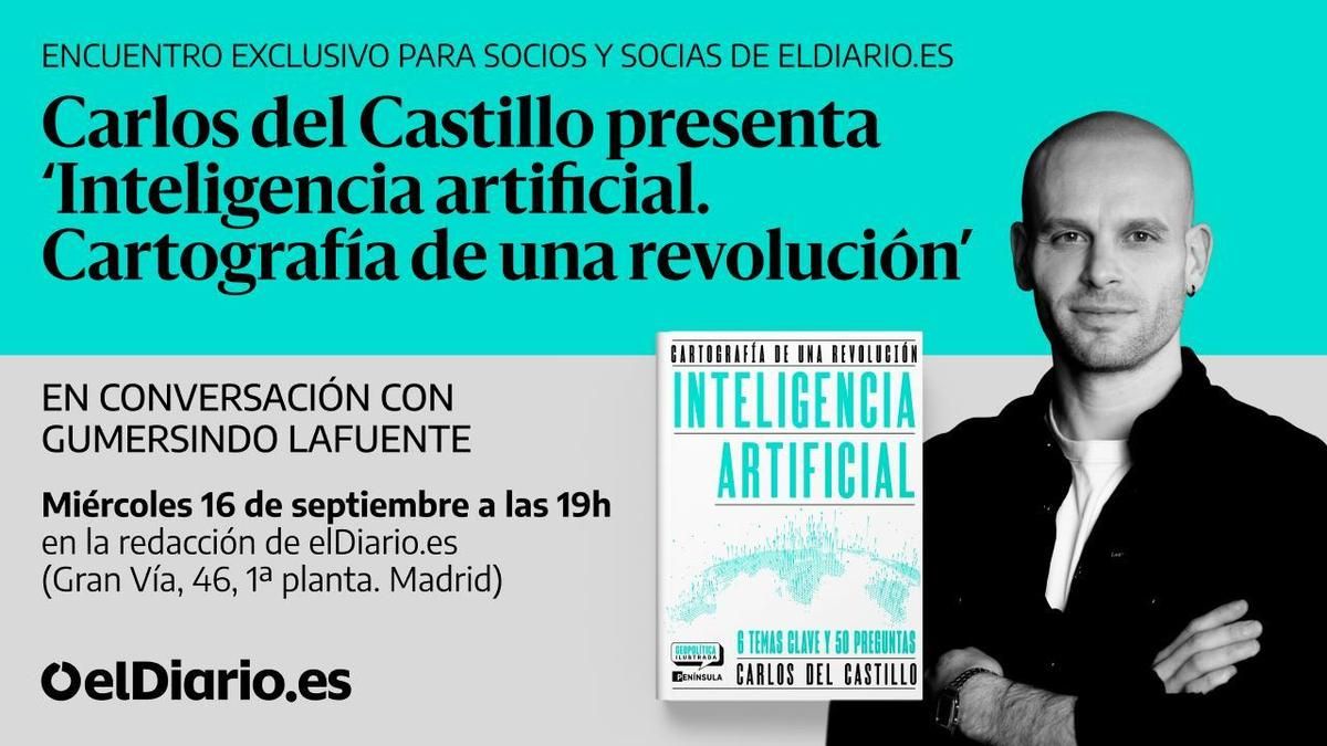 Carlos del Castillo presenta ‘Inteligencia artificial: cartografía de una revolución’