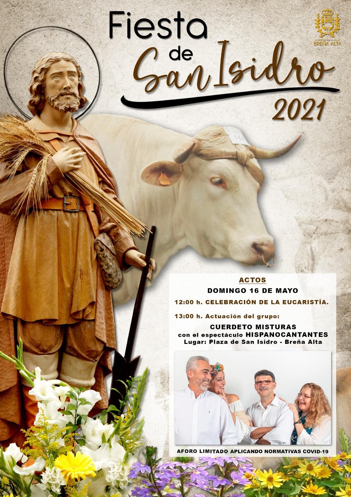 Cartel de los actos de este fin de semana.